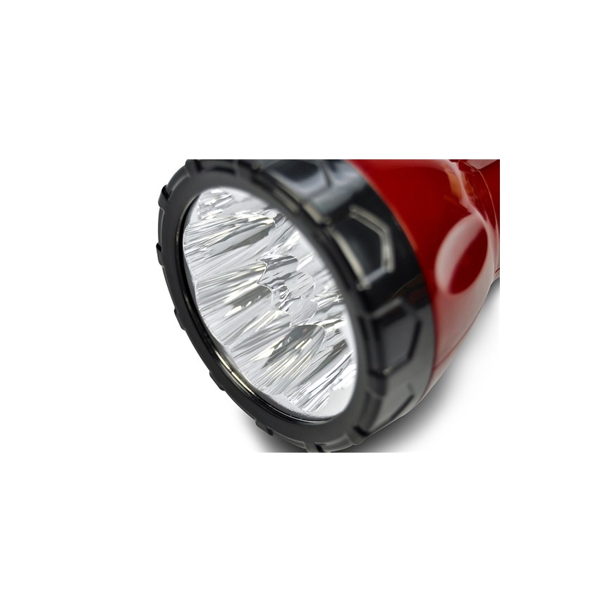 LED Oplaadbare zaklamp 9xLED/4V 800mAh plug-in