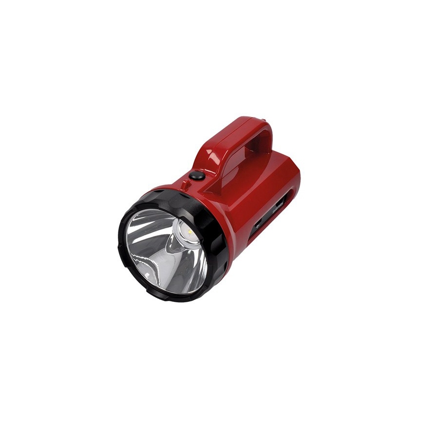 LED Zaklantaarn oplaadbaar LED/5W/4V/230V rood