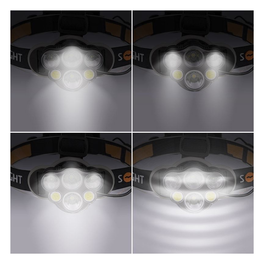 LED Oplaadbare hoofdlamp LED/USB IP44