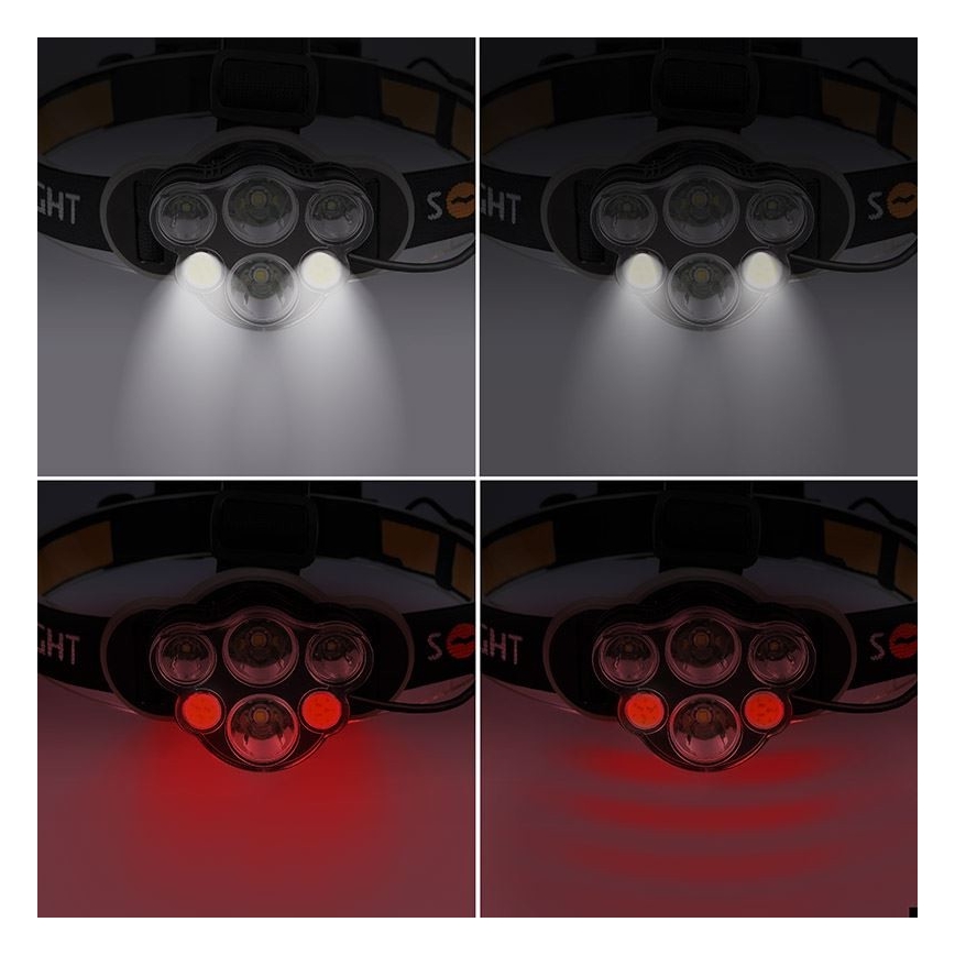 LED Oplaadbare hoofdlamp LED/USB IP44