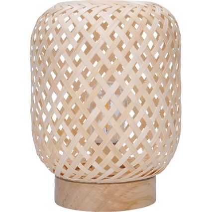 LED Decoratieve tafel lamp BOHO LED/2xAAA rotan
