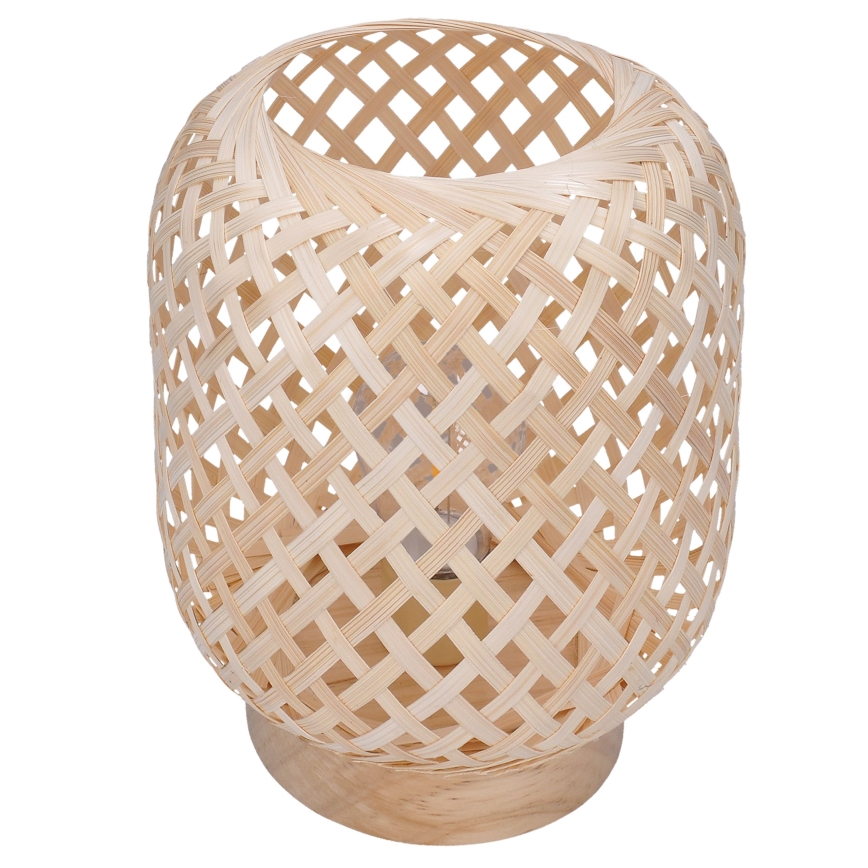 LED Decoratieve tafel lamp BOHO LED/2xAAA rotan