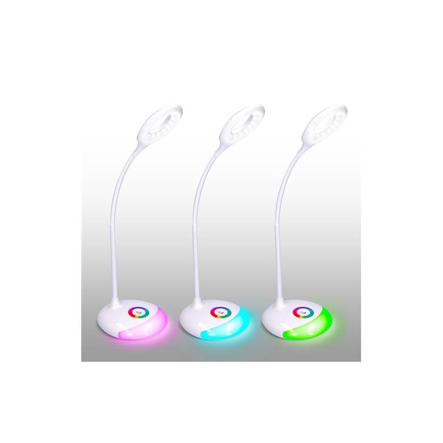 LED RGB Tafellamp dimbaar oplaadbaar LED/5W/5V 1800 mAh