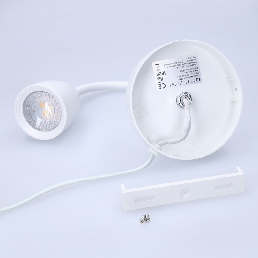LED Dimbare kleine wandlamp LED/4W/230V