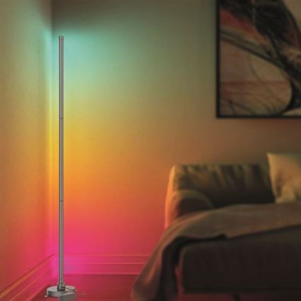 Dimbare LED RGB Staande Lamp RAINBOW LED/18W/230V Wi-Fi Tuya + afstandsbediening