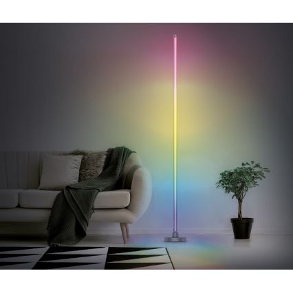 Dimbare LED RGB Staande Lamp RAINBOW LED/18W/230V Wi-Fi Tuya + afstandsbediening