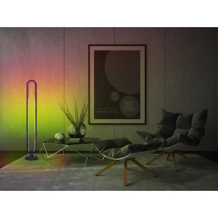 Dimbare LED RGB Staande Lamp RAINBOW LED/20W/230V Wi-Fi Tuya + afstandsbediening