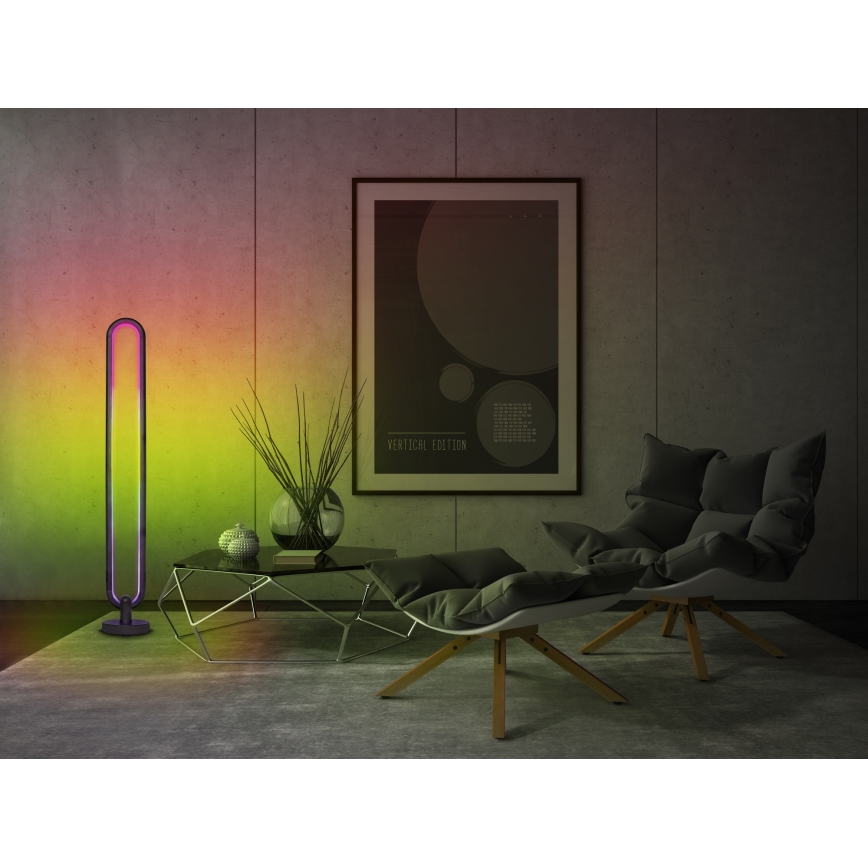 Dimbare LED RGB Staande Lamp RAINBOW LED/20W/230V Wi-Fi Tuya + afstandsbediening