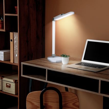 Dimbaar LED touch tafellampje met nacht verlichting LED/10W/5V 3000/4000/5000K wit