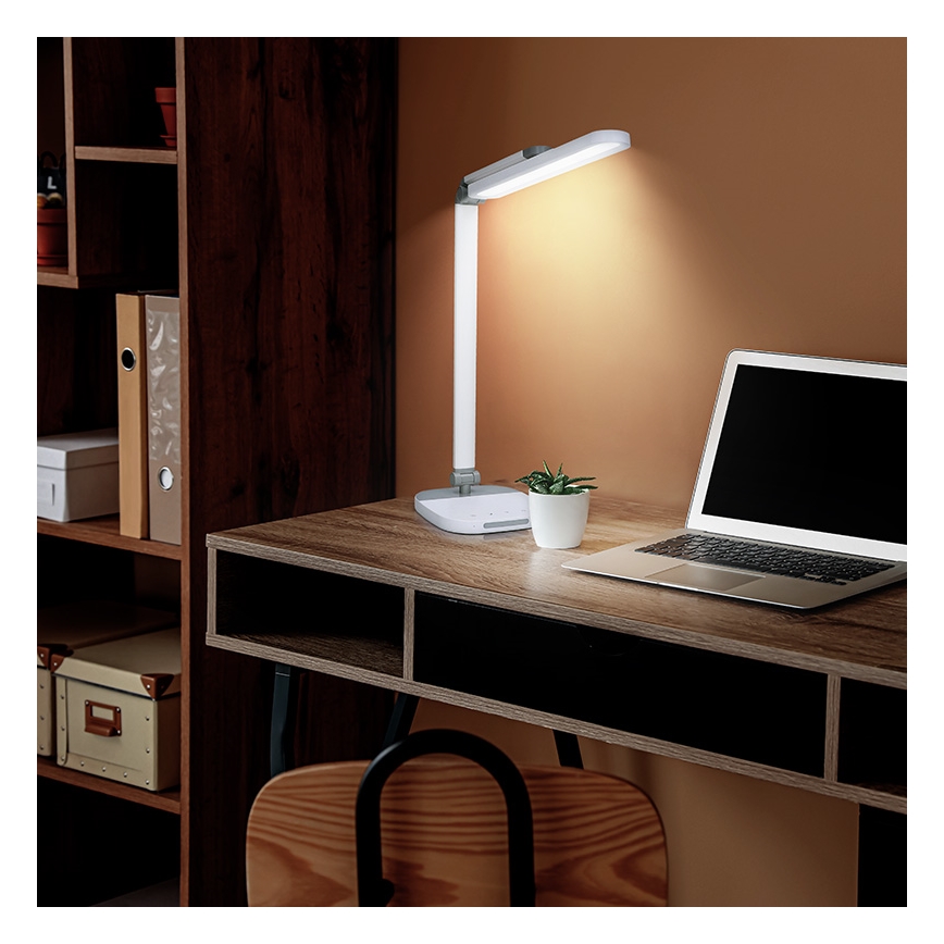 Dimbaar LED touch tafellampje met nacht verlichting LED/10W/5V 3000/4000/5000K wit