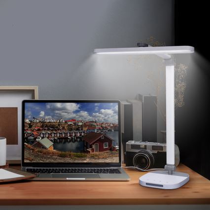 Dimbaar LED touch tafellampje met nacht verlichting LED/10W/5V 3000/4000/5000K wit