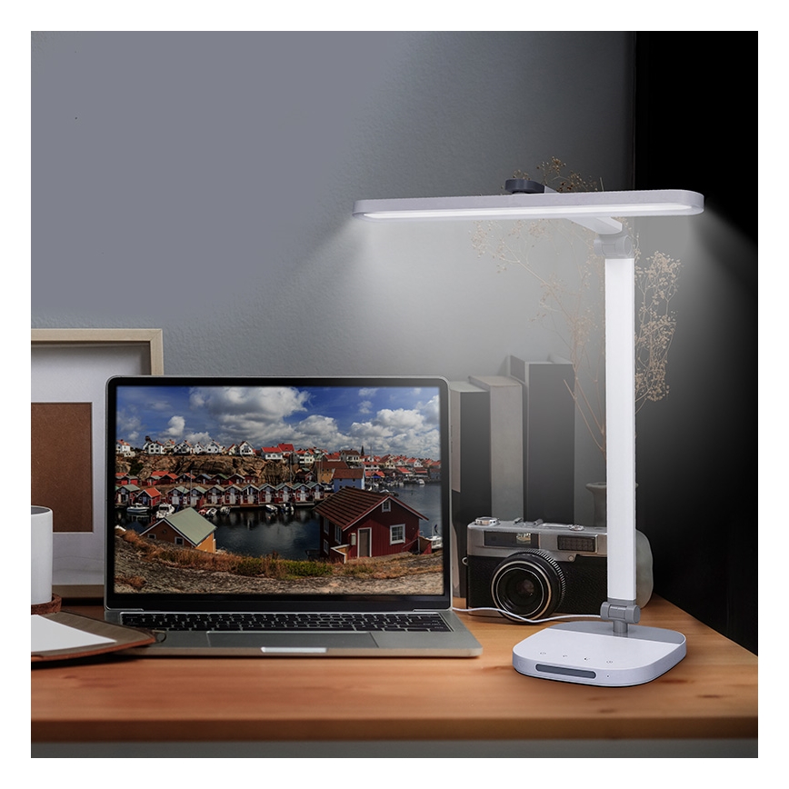 Dimbaar LED touch tafellampje met nacht verlichting LED/10W/5V 3000/4000/5000K wit