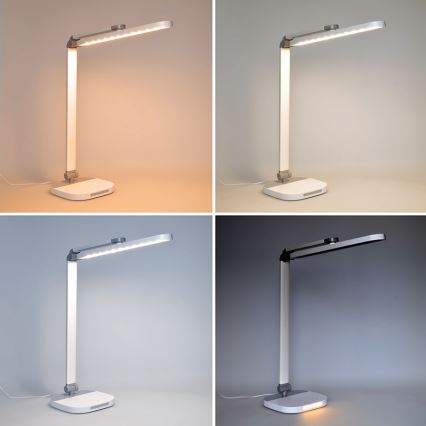 Dimbaar LED touch tafellampje met nacht verlichting LED/10W/5V 3000/4000/5000K wit