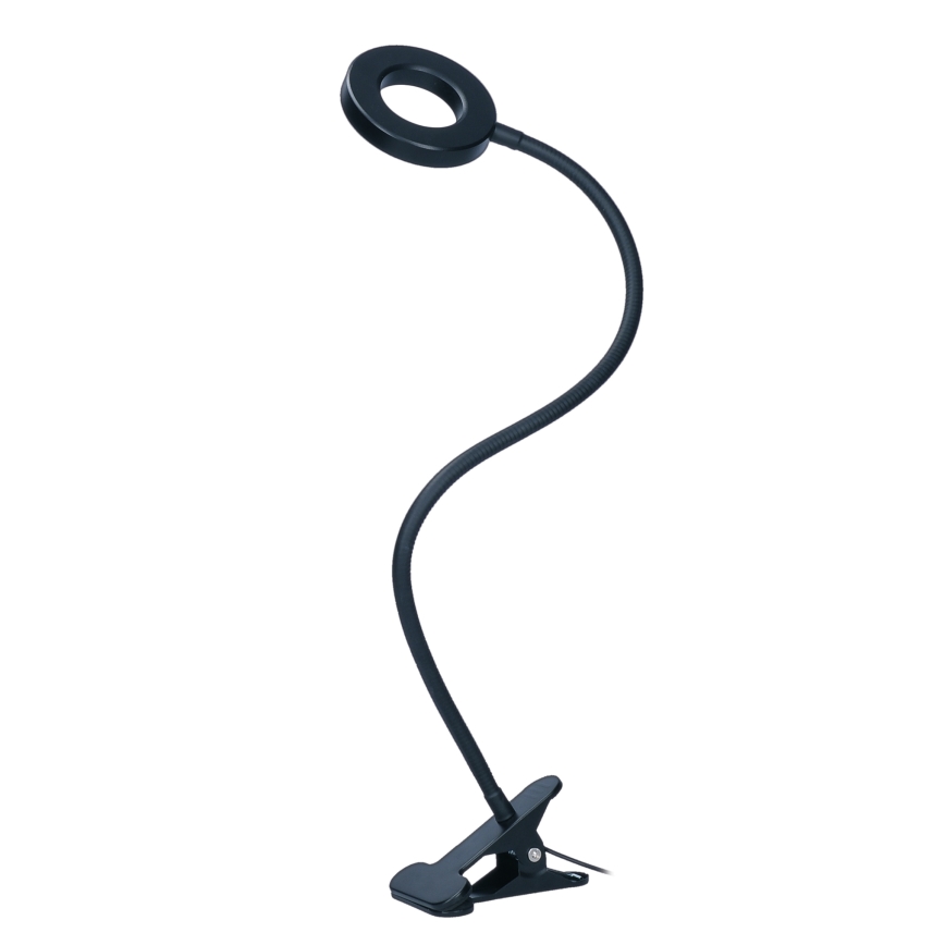 Dimbare LED tafellamp met clip LED/8W/230V 3000/4000/5000K zwart