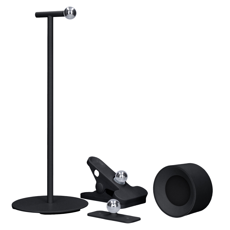 LED Dimbare Touch Oplaadbare Lamp 3-in-1 LED/4W/2000 mAh 3000/4000/6500K Zwart