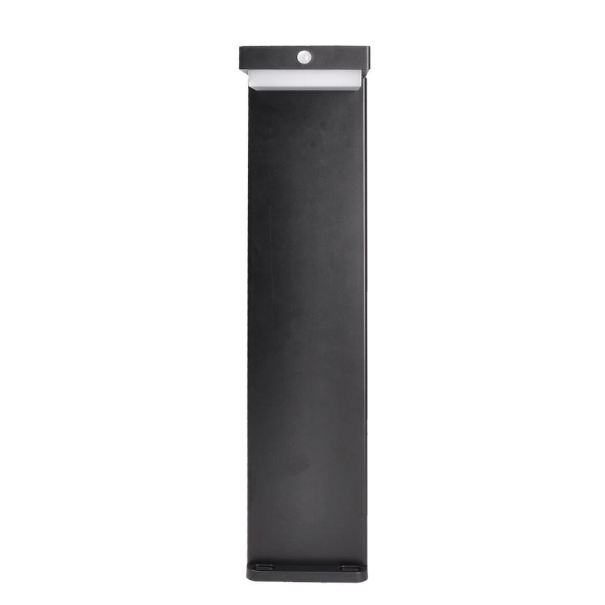 LED Solar lamp met bewegings- en schemersensor PALERMO LED/5W/2000 mAh IP54 zwart