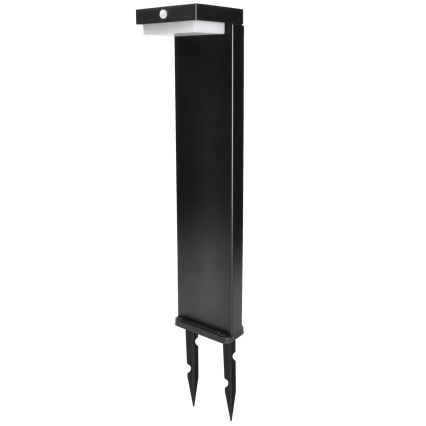 LED Solar lamp met bewegings- en schemersensor PALERMO LED/5W/2000 mAh IP54 zwart
