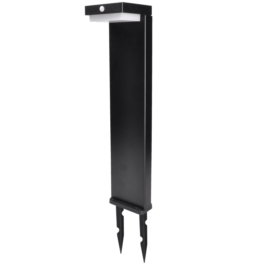 LED Solar lamp met bewegings- en schemersensor PALERMO LED/5W/2000 mAh IP54 zwart