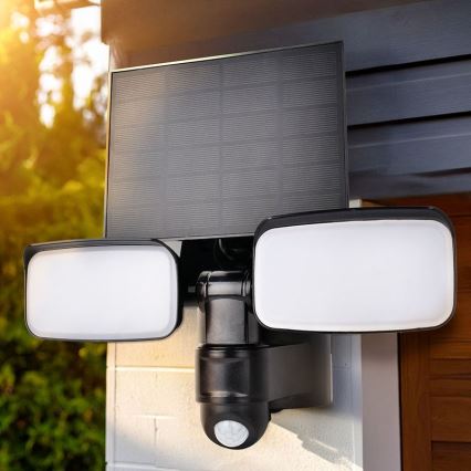 LED zonne-reflector met sensor LED/9W/3,7V 3600 mAh IP54