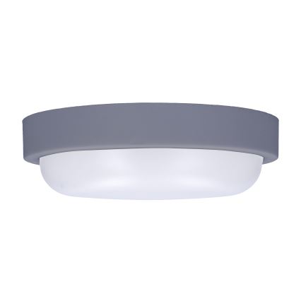 LED Wandlamp voor buiten LED/13W/230V 4000K IP54 grijs rond