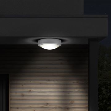 LED Plafondlamp voor buiten SIENA LED/13W/230V IP54 diameter 17 cm wit