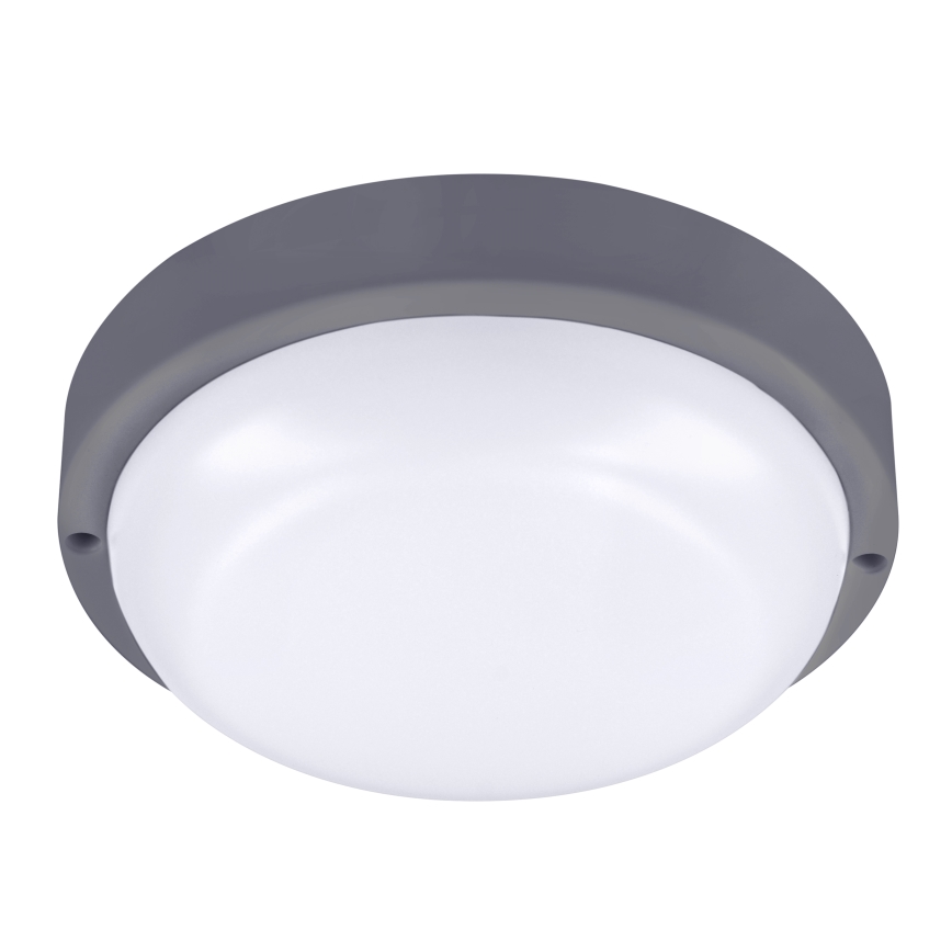LED Wandlamp voor buiten LED/20W/230V 4000K IP54 grijs rond