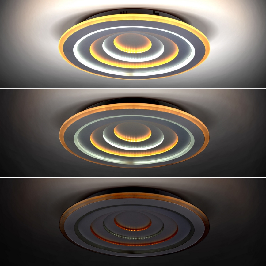 Dimbare LED plafondlamp CASCADE LED/111W/230V 3000-6500K + afstandsbediening