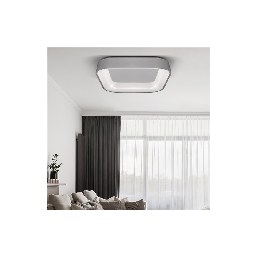 LED Dimbaar Plafondlamp TREVISO LED/48W/230V + afstandsbediening