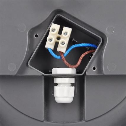LED Plafondlamp voor buiten met sensor SIENA LED/20W/230V 4000K diameter 23 cm IP54