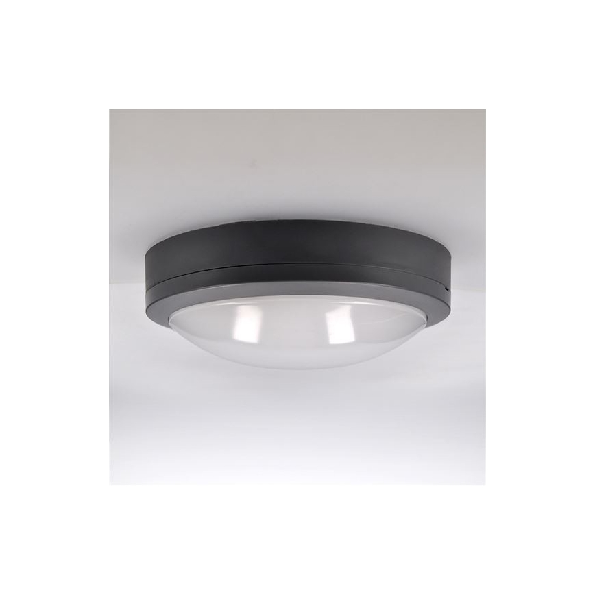 LED Plafondlamp voor buiten met sensor SIENA LED/20W/230V 4000K diameter 23 cm IP54