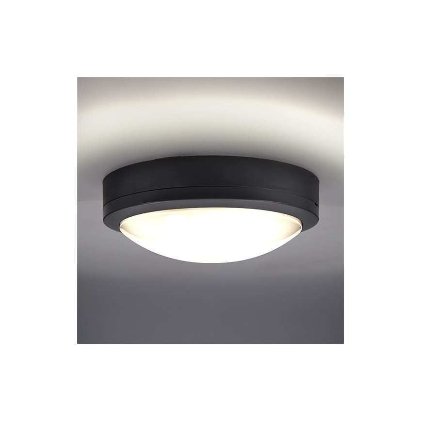 LED Plafondlamp voor buiten met sensor SIENA LED/20W/230V 4000K diameter 23 cm IP54