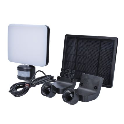 LED Schijnwerper op zonne-energie met bewegingssensor LED/11W/3,7V 4400mAh 3000K/4000K/6500K IP54