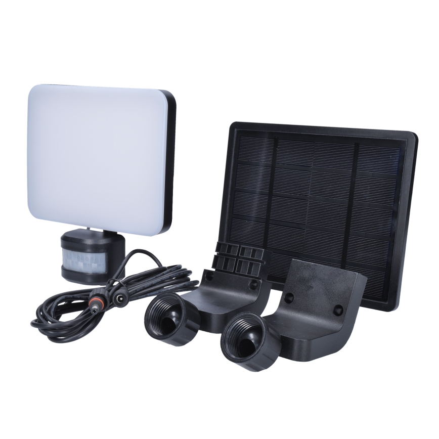 LED Schijnwerper op zonne-energie met bewegingssensor LED/11W/3,7V 4400mAh 3000K/4000K/6500K IP54