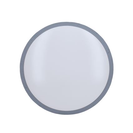 Dimbare LED plafondlamp GREY LED/48W/230V 3000-6500K grijs diameter 38 cm + afstandsbediening