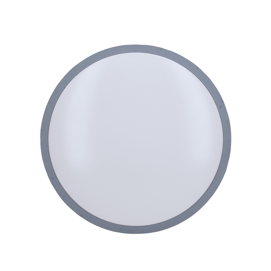 Dimbare LED plafondlamp GREY LED/48W/230V 3000-6500K grijs diameter 38 cm + afstandsbediening