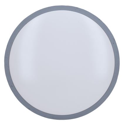 Dimbare LED plafondlamp GREY LED/60W/230V 3000-6500K grijs diameter 49 cm + afstandsbediening