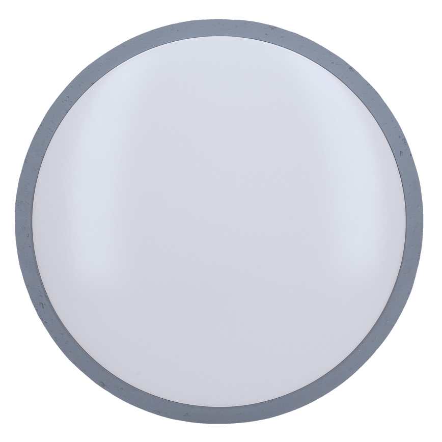 Dimbare LED plafondlamp GREY LED/60W/230V 3000-6500K grijs diameter 49 cm + afstandsbediening