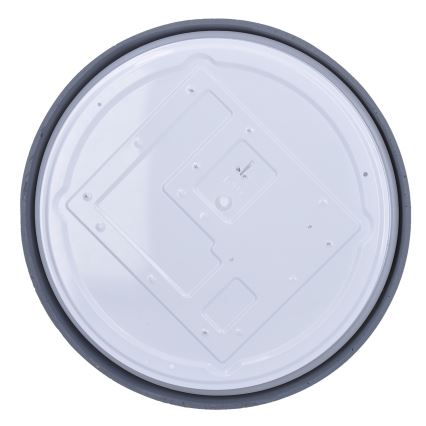 Dimbare LED plafondlamp GREY LED/60W/230V 3000-6500K grijs diameter 49 cm + afstandsbediening