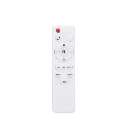 LED Dimbaar Plafondlamp WOODY LED/60W/230V 3000-6500K eiken pr. 50 cm + afstandsbediening