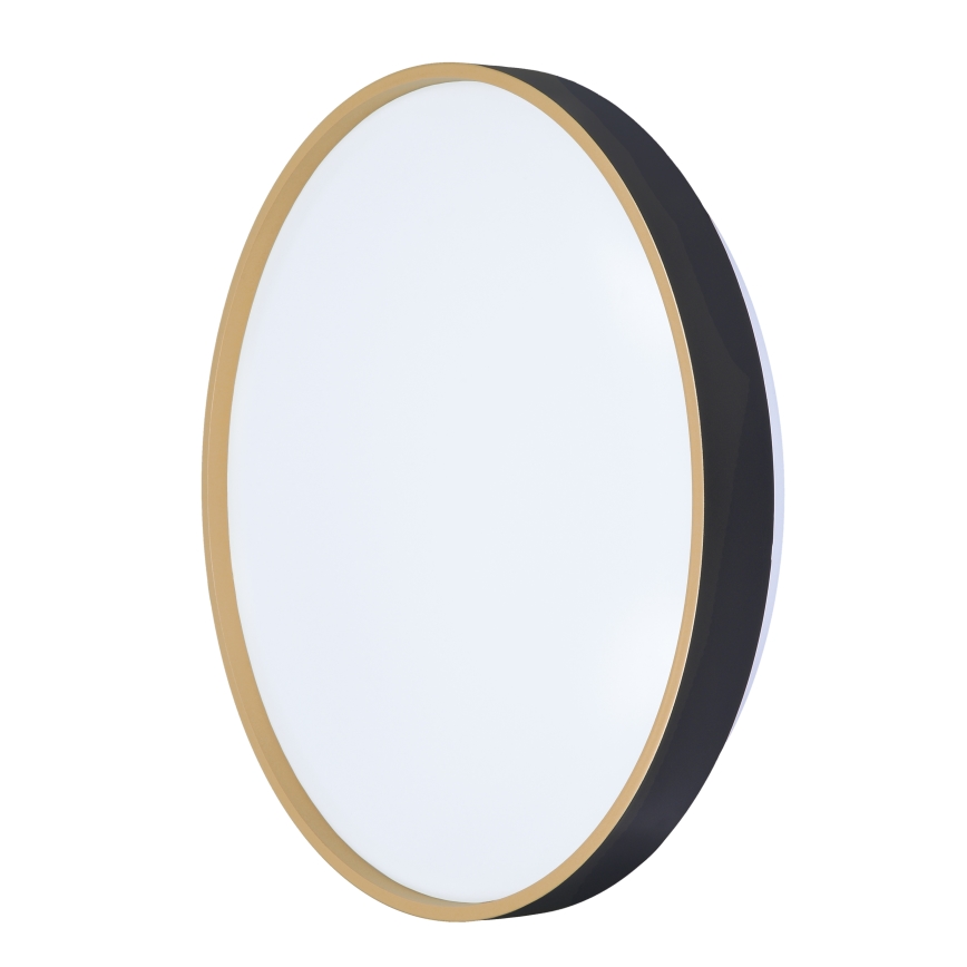Dimbare LED plafondlamp CALA LED/48W/230V 3000-6500K zwart/goud + afstandsbediening