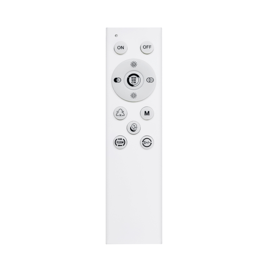 Dimbare LED RGB plafondlamp FLOCO LED/30W/230V 3000-6500K + RGB/6W diameter 40cm + afstandsbediening