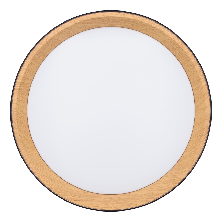 Dimbare LED plafondlamp LARIOS LED/48W/230V 3000-6500K diameter 39 cm zwart + afstandsbediening