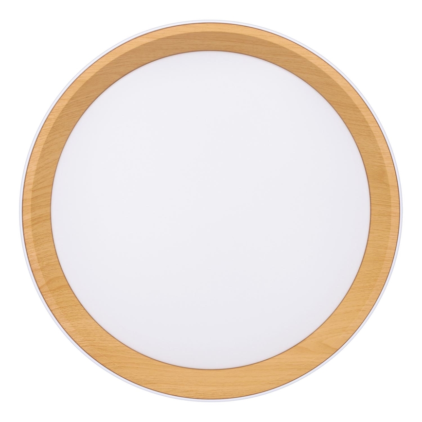 LED Dimbaar plafondlamp LARIOS LED/48W/230V 3000-6500K Ø39 cm wit + afstandsbediening