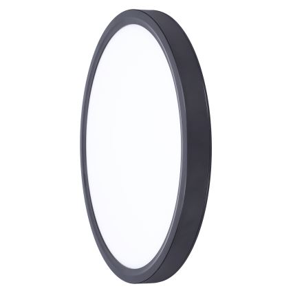 LED Dimbaar Plafondlamp ESTELA LED/36W/230V Ø30 cm zwart + afstandsbediening