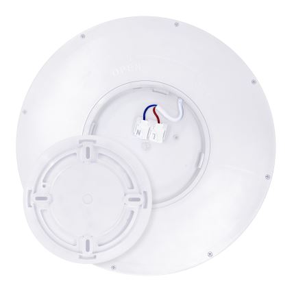 Dimbare LED plafondlamp ESTELA LED/36W/230V diameter 30 cm wit + afstandsbediening