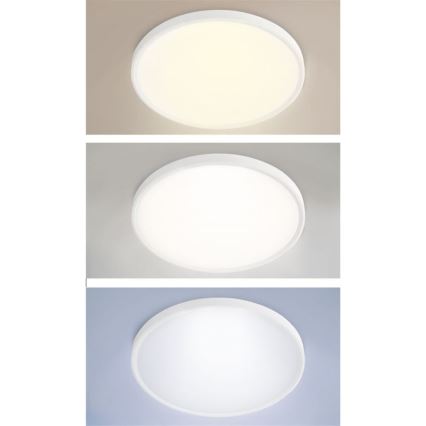 LED dimbare plafondlamp (opbouw of hangend), 40 W, 230 V, 3000–6500 K, inclusief afstandsbediening