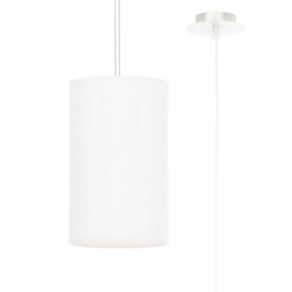 Hanglamp aan een koord OTTO 1x E27 / 60W / 230V d. 15 cm wit