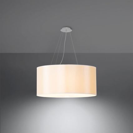 Hanglamp aan een koord OTTO 5x E27 / 60W / 230V d. 60 cm wit