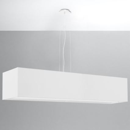 Hanglamp aan een koord SANTA 5x E27 / 60W / 230V 120 cm wit