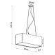 Hanglamp aan een koord SANTA BIS 3x E27 / 60W / 230V 80 cm wit